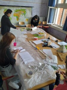 Werkstatt - Herstellung der Requisiten